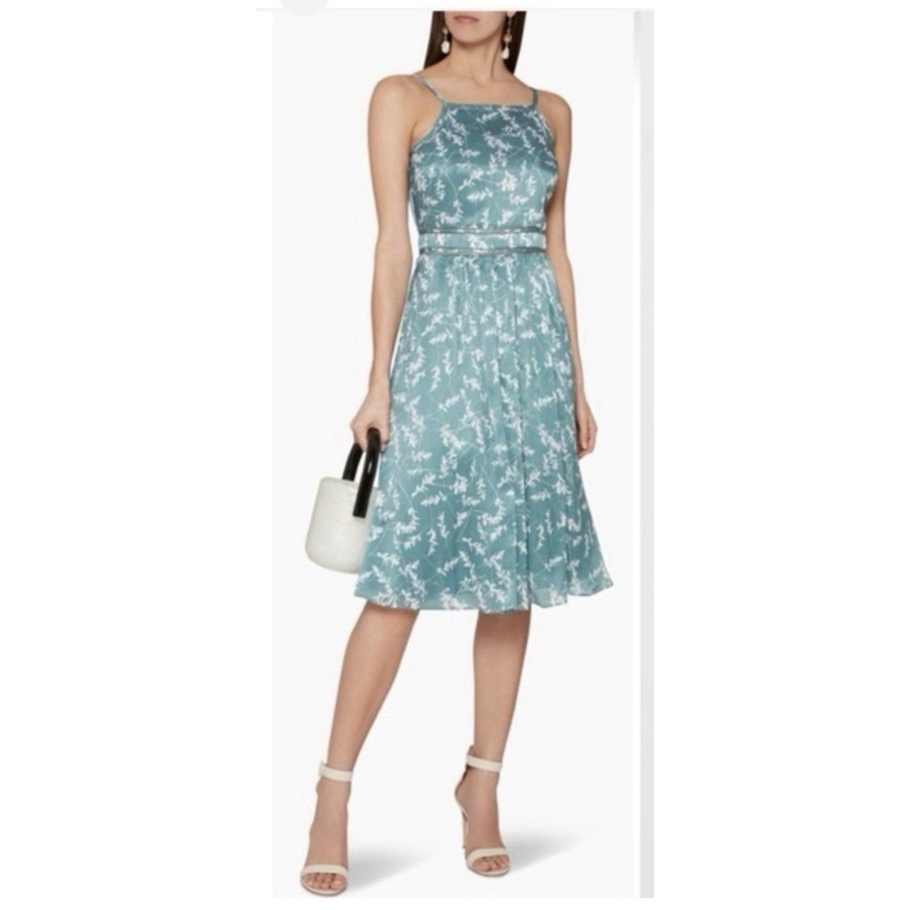 Club Monaco Women's Floral 100% Silk Dress Size 12 Retail $298 Sundress